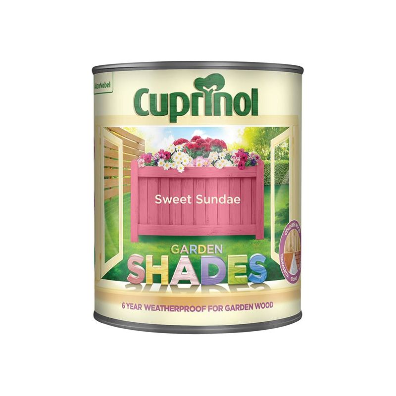 Cuprinol Garden Shades Sweet Sundae 1 litre Cuprinol - RockBottom Northampton