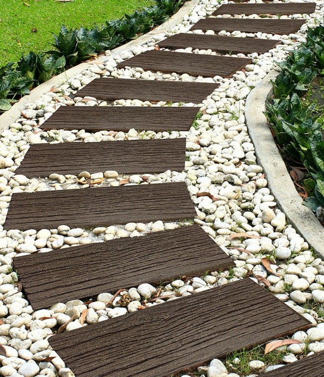 Primeur Stepping Stone Railroad Tie Earth 2x25x60cm