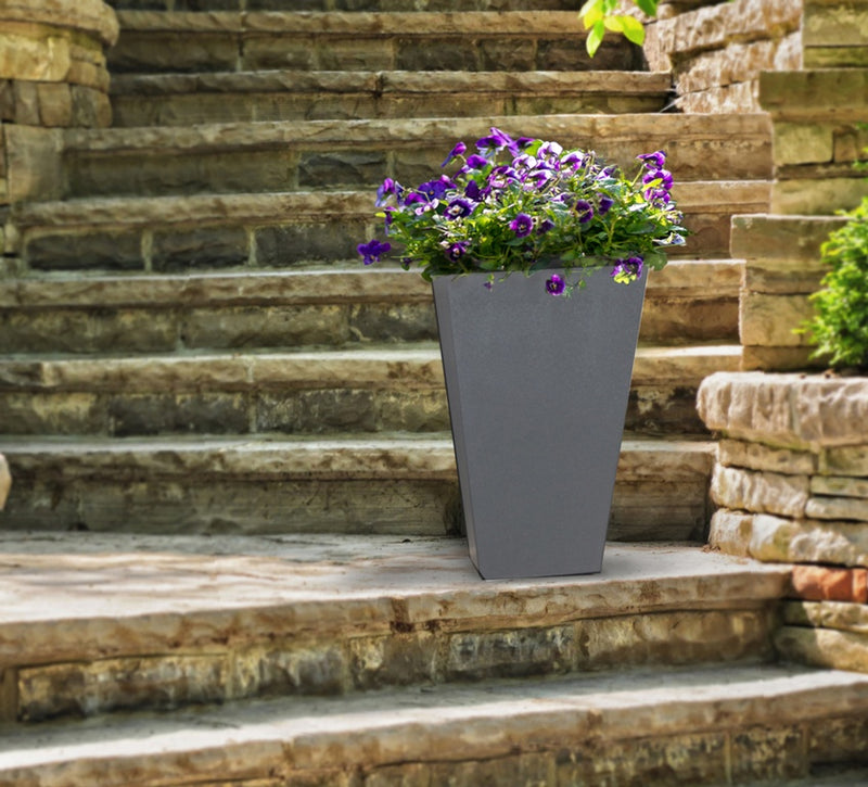 Primeur Sonata Planter 50cm Steel Grey