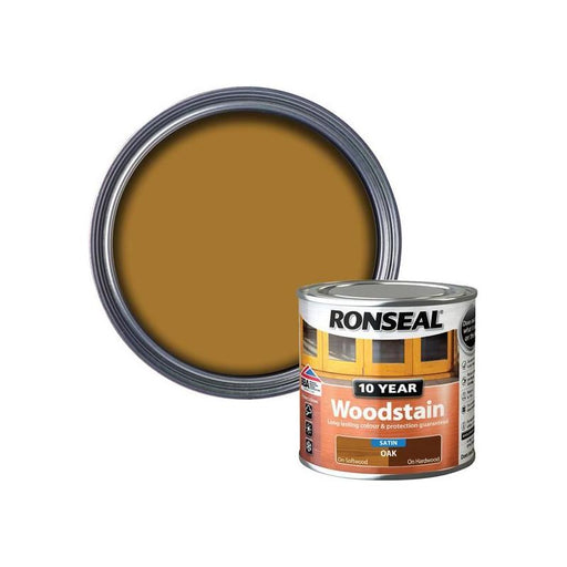 Ronseal 10 Year Woodstain Oak 250ml Ronseal - RockBottom Nothampton