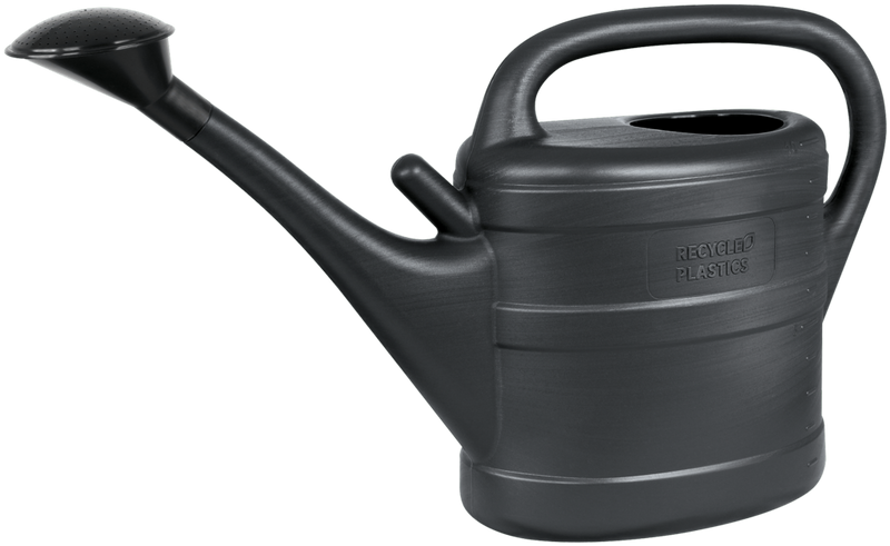 Green & Home 10L Recycled  Watering Can Anthracite
