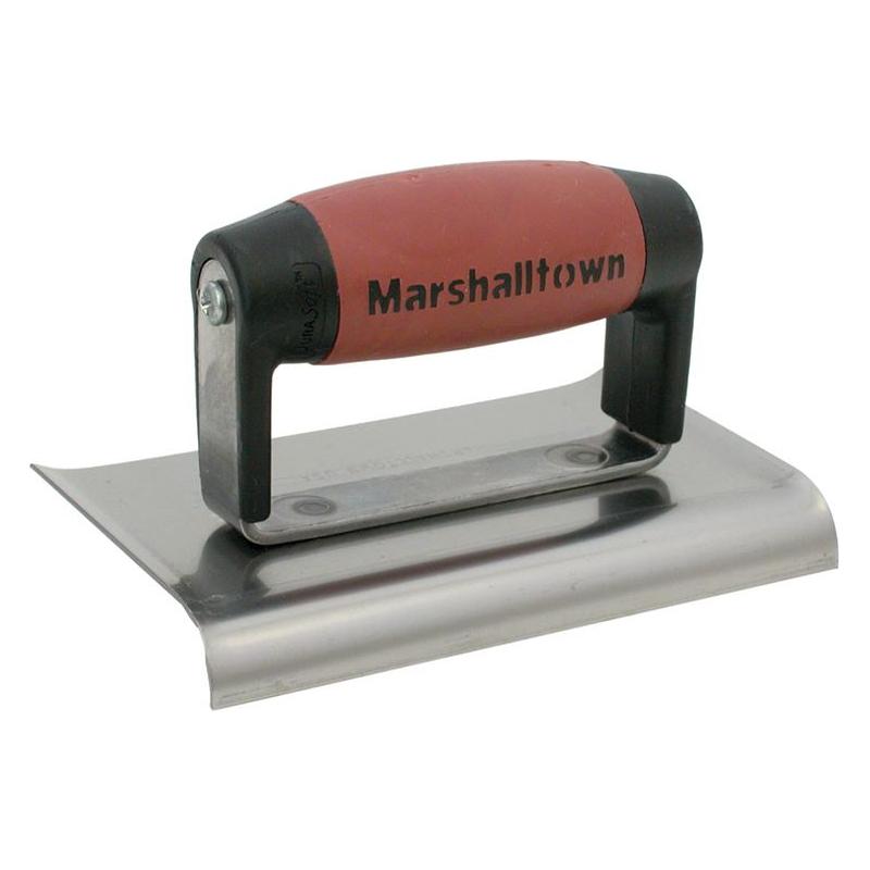 Marshalltown M136D Cement Edger Curved End DuraSoft® Handle 6 x 3in Marshalltown - RockBottom Northampton
