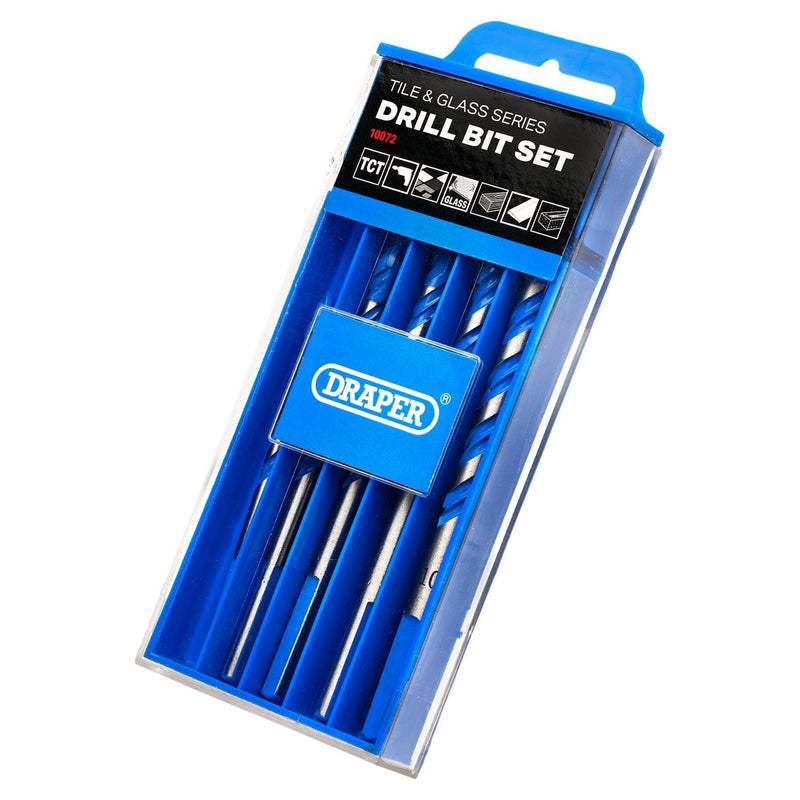 Draper TCT Tile and Glass Drill Bit Set (6 Piece) Draper - Town Tools