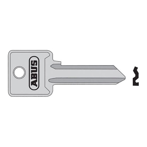 Abus Mechanical 85/30 30mm Right Hand Key Blank ABUS Mechanical - RockBottom Northampton 