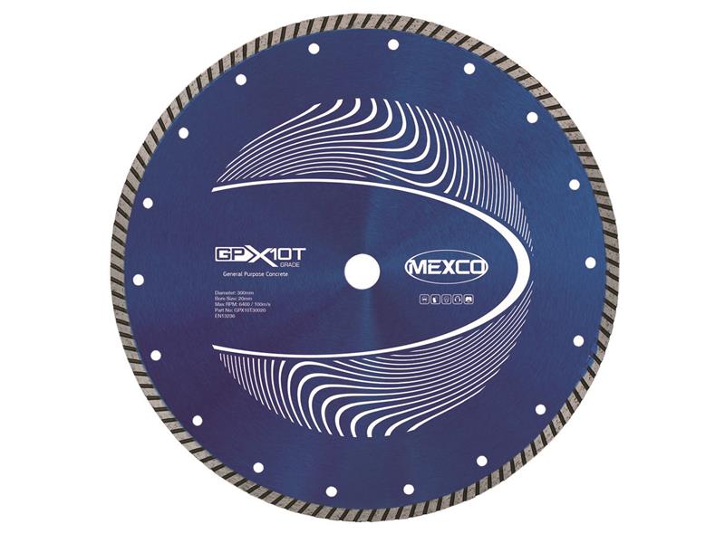 MEXCO - GP Concrete Turbo Diamond Blade 300 x 20mm
