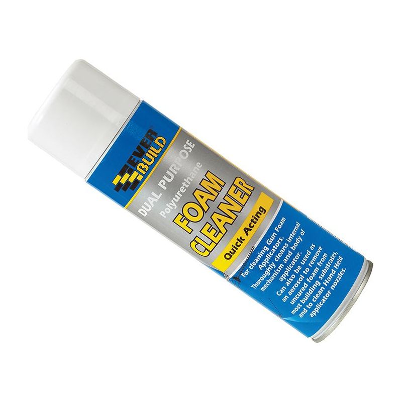 Everbuild Sika Dual Purpose Foam Cleaner 500ml Everbuild Sika - RockBottom Northamptin