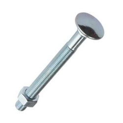 Securit Carriage Bolts Nuts Zp, Pack of 4 M6x50