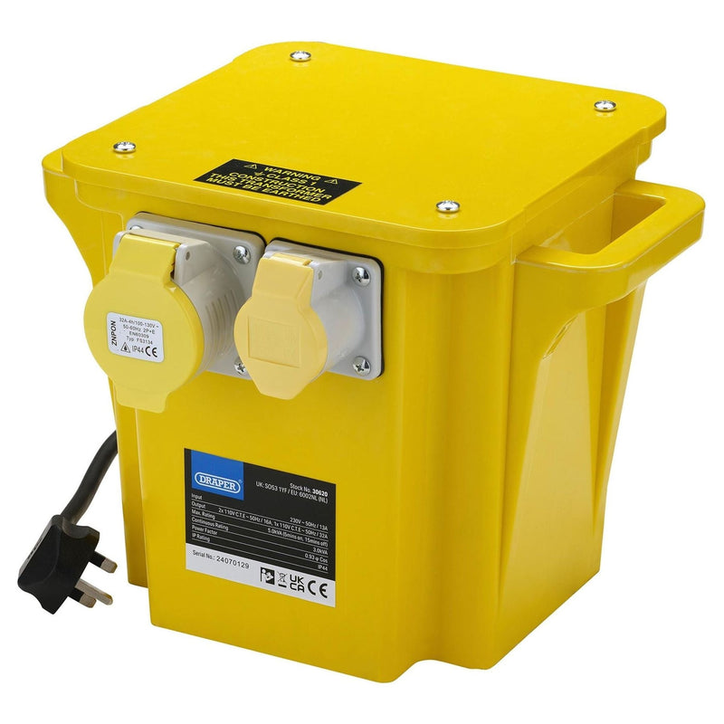Draper 110V Portable Transformer, 5.0kVA Draper - Town Tools