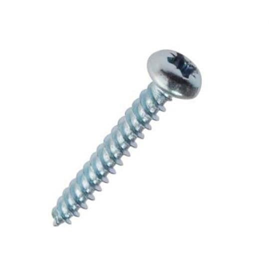 Securit Round Head Zp Screws, Pack of 10 4x40mm