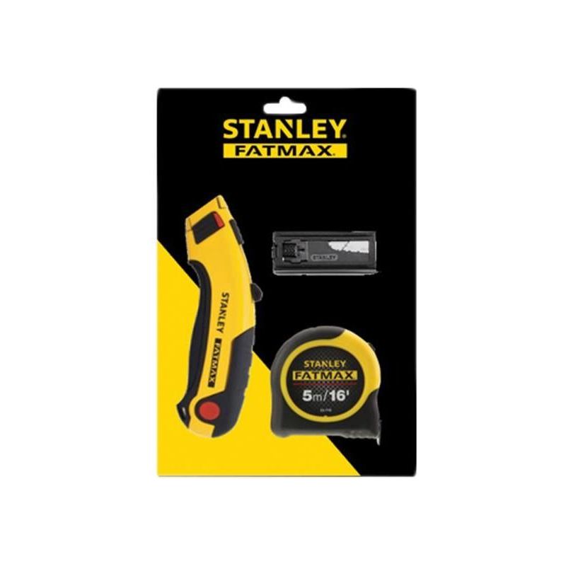 Stanley® Hand Tools FatMax® Triple Pack - Tape, Retractable Knife and Blades STANLEY® Hand Tools - RockBottom Nothampton