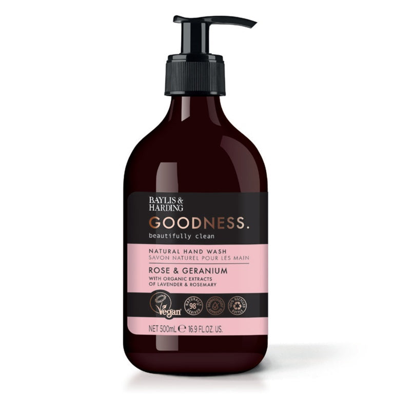 Baylis & Harding Hand Wash 500ml Rose & Geranium