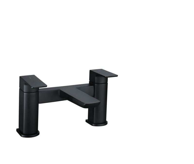 SP Nero Deck Mounted Bath Filler Matt Black