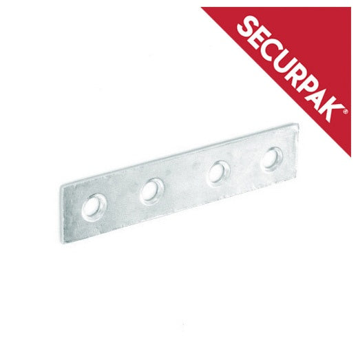Securpak Zinc Plated Mending Plate 100mm Pack 2