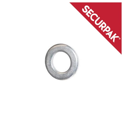 Securpak Zinc Plated Washers M4 Pack 100
