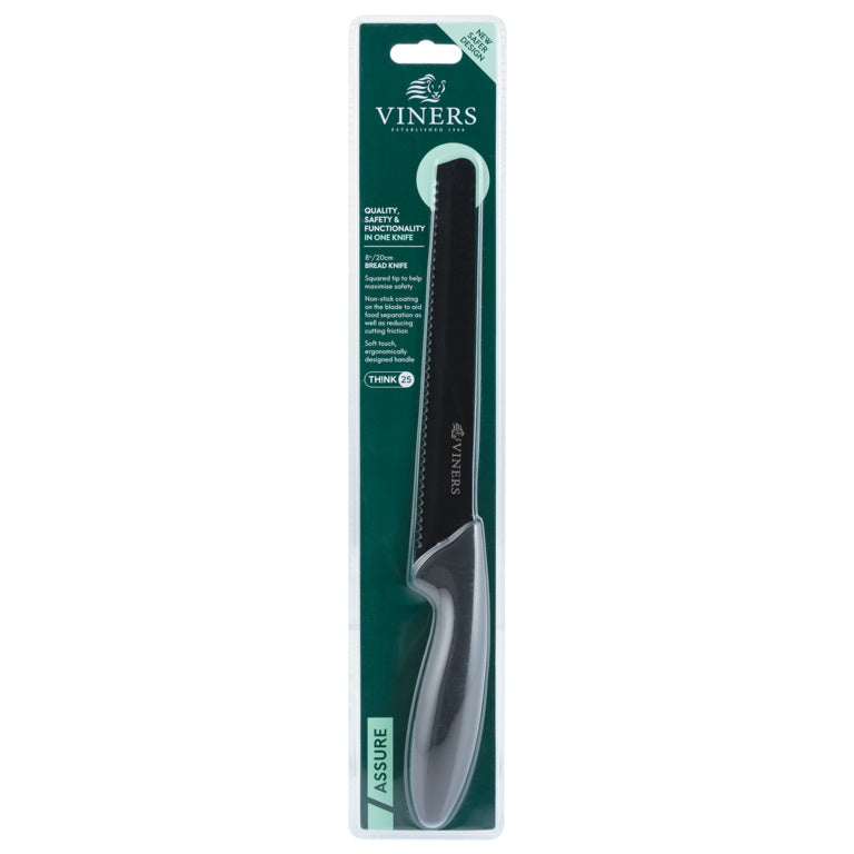 Viners Assure Bread Knife 8"