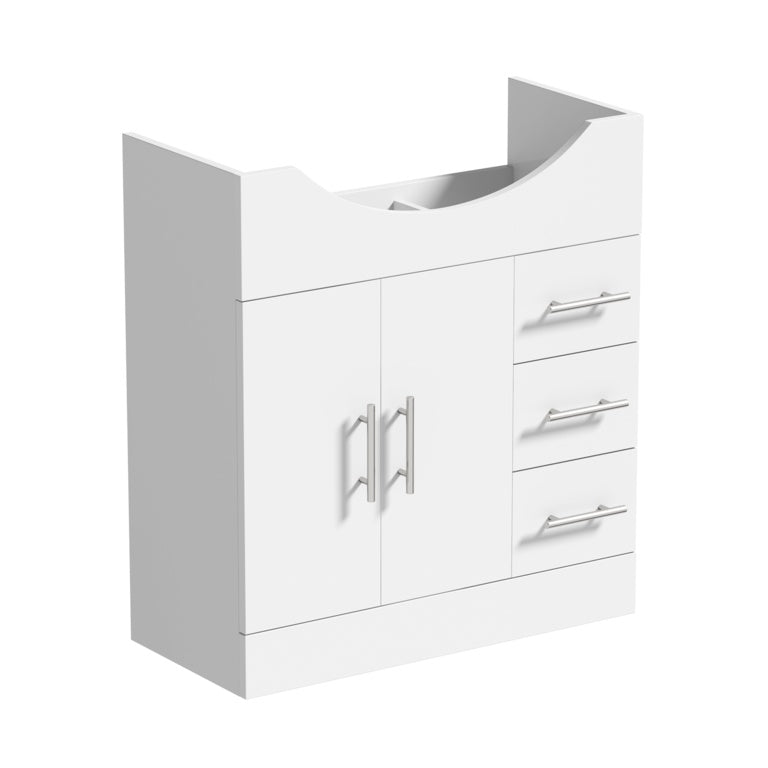 SP Rydal Freestanding White Vanity Unit 720mm