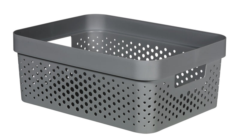 Curver Infinity Dots Box 11L Dark Grey