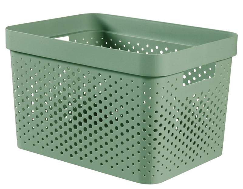 Curver Infinity Dots Box 17L Shale Green