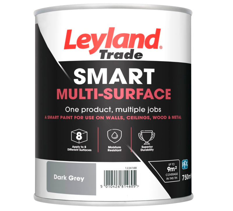 Leyland Trade Smart Multi Surface 750ml Dark Grey