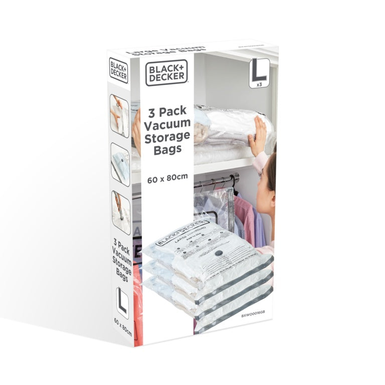 Black & Decker Vacuum Storage Bags Large 3 Pack