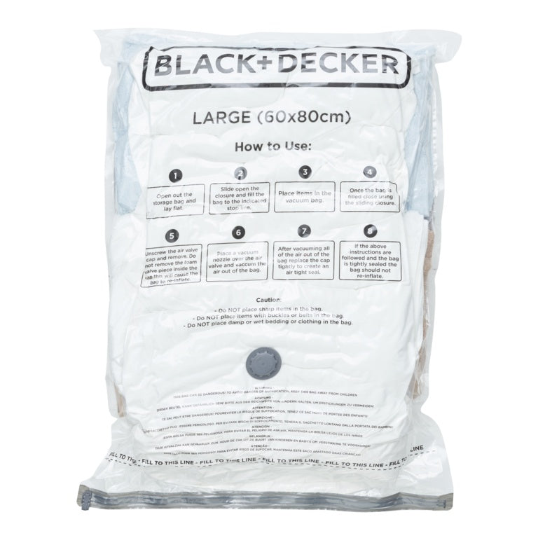 Black & Decker Vacuum Storage Bags Large 3 Pack