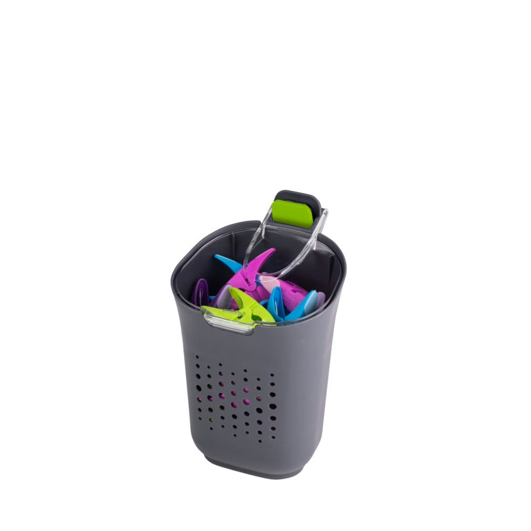 Minky Brite Peg Basket With 24 Soft Grip Pegs