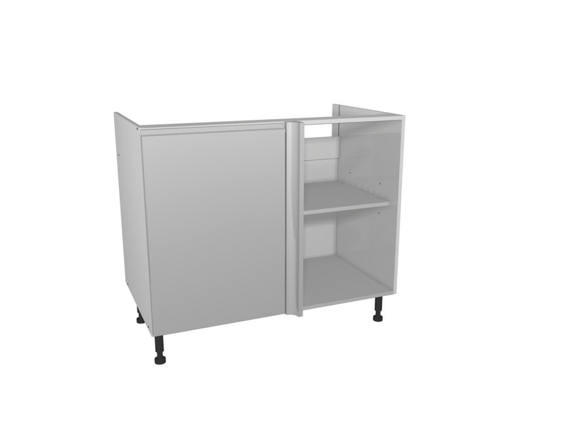 Gower Rapide+ Capri Grey Corner Base Unit 1000mm