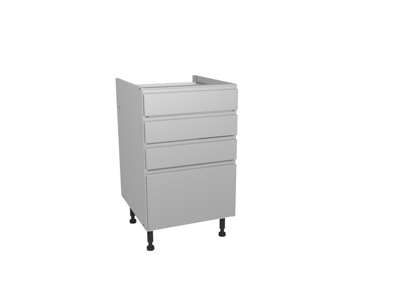 Gower Rapide+ Capri Grey 4 Drawer Unit 500mm