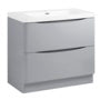 SP Ocata Grey Floor Standing Vanity Unit 900mm