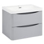 SP Ocata Grey Wall Hung Vanity Unit 600mm