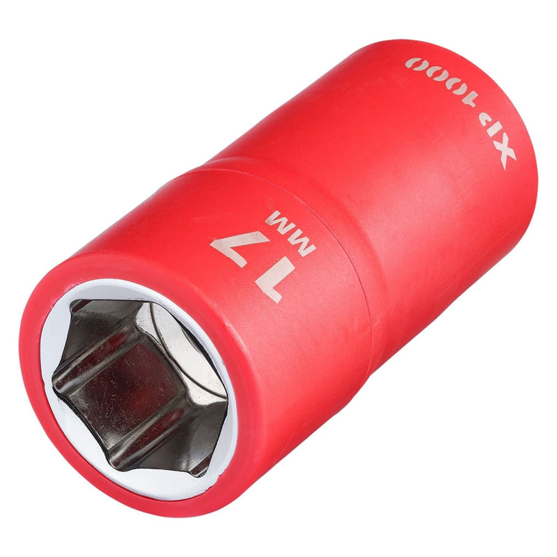 Draper XP1000 VDE Socket, 1/2" Sq. Dr., 17mm Draper - Town Tools