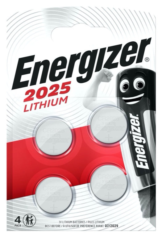 Energizer Lithium CR2025 Batteries Card 4