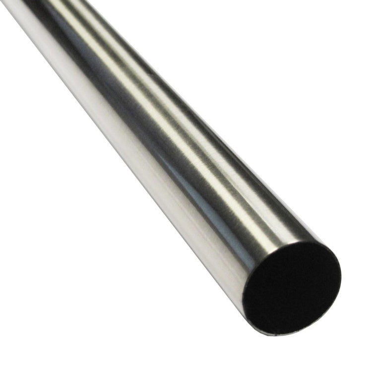 Securit Brushed Nickel Tube 25mm 6ft