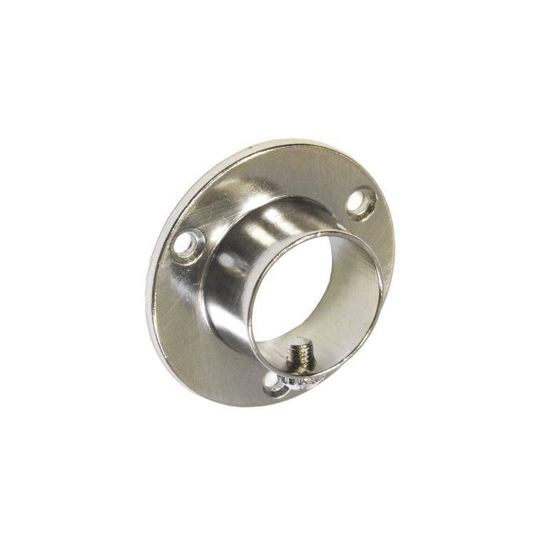 Securit End Socket Screw Brushed Nickel 25mm Pack 2