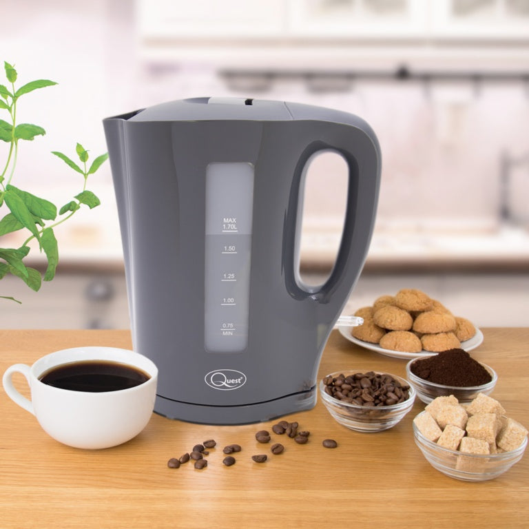 Quest 1.7L Jug Kettle Grey