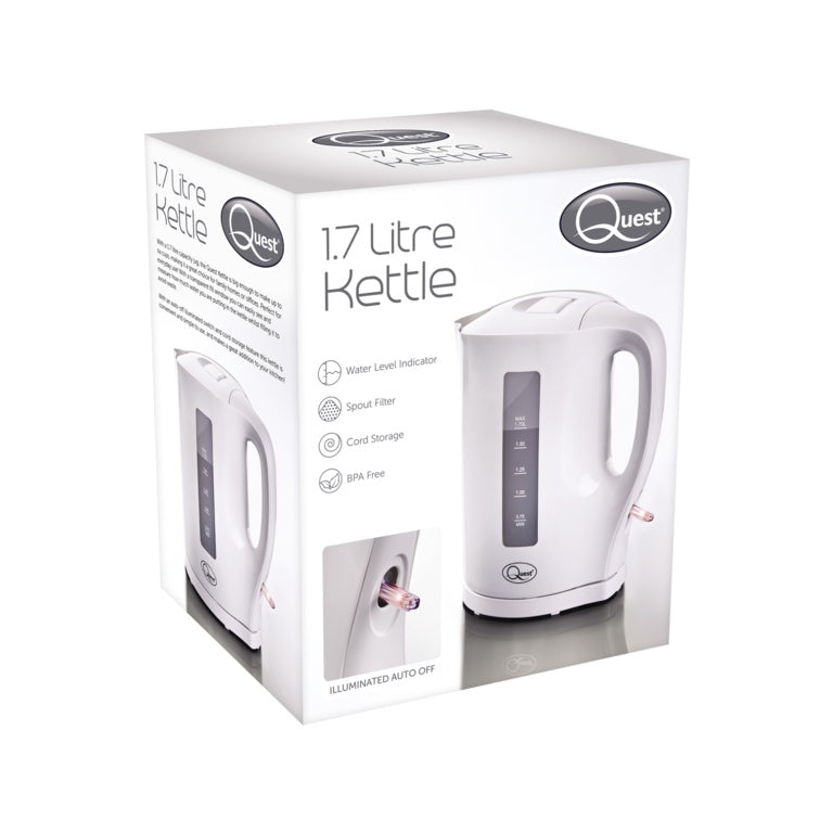 Quest 1.7L Jug Kettle White