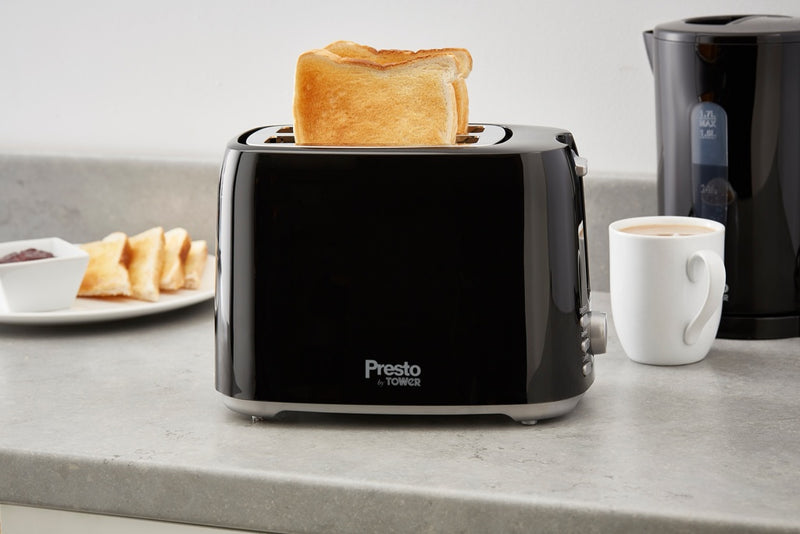 Tower Presto 2 Slice Toaster Black