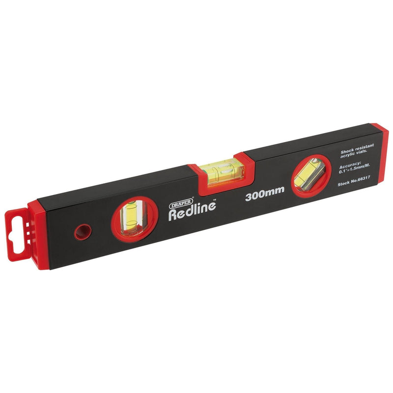 Draper Redline Box Section Level, 300mm 68317 Draper - Town Tools 
