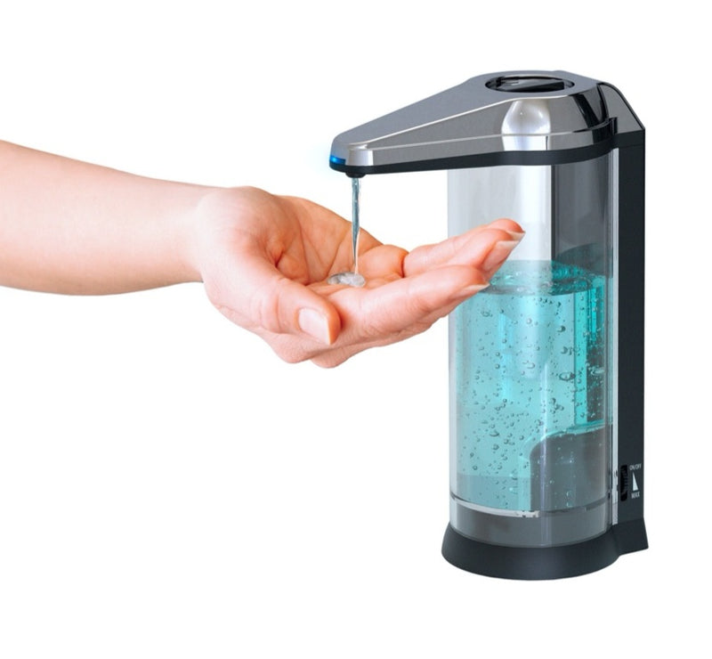Croydex Touchless Free Standing Soap & Sanitiser Dispenser XL Battery Operated