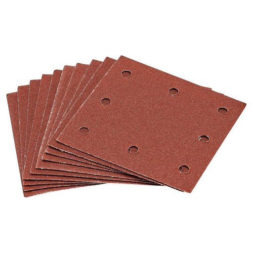 Draper 1/4 Sanding Sheets, 105 x 115mm, 80 Grit 93516 Draper - Town Tools 