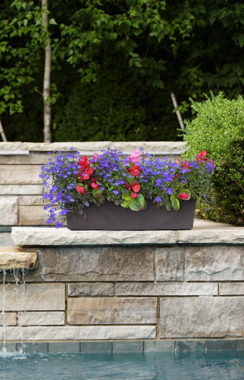 Primeur Sonata Trough Slate 15cm
