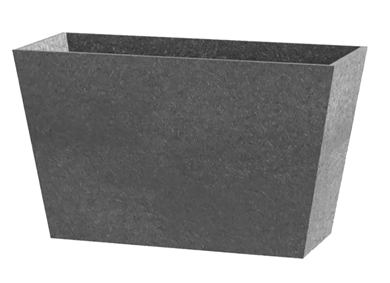 Primeur Sonata Trough Planter Steel Grey 50cm