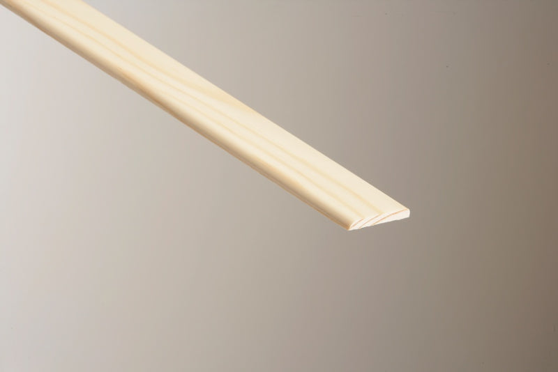Cheshire Mouldings PSE Clear Pine D Mould 2400 x 18 x 6mm