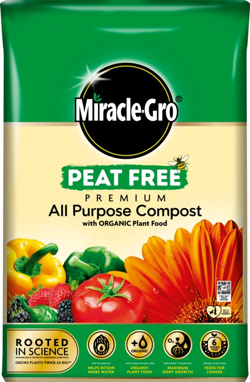Miracle-Gro® All Purpose Organic Peat Free Compost 40L