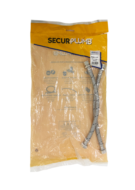 Securplumb Flexi Tap Connector Pack 10 300 x 15 x 1/2"