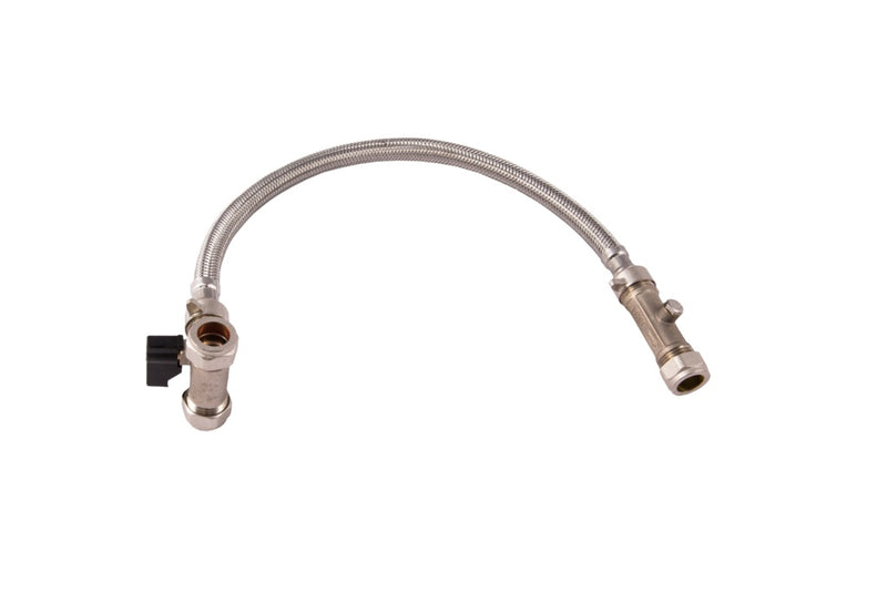 Securplumb Savafil Filling Loop / T Valve 15mm x 15mm x 40cm Length
