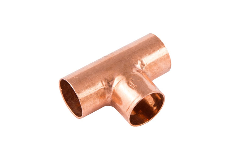 Securplumb WRAS Equal Tee End Feed 22mm Pack 10