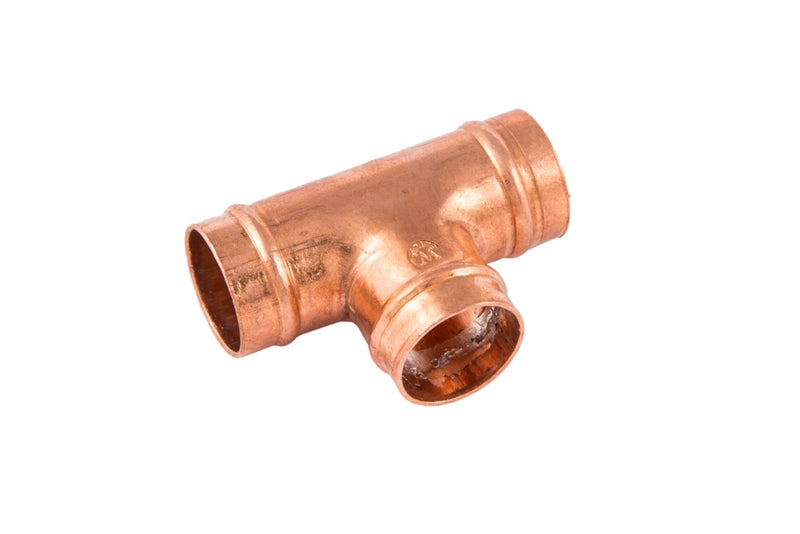 Securplumb SR24 Equal Tee Solder Ring 22mm Pack 5