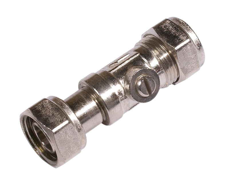 Securplumb Straight CP Service Valve 15x1/2