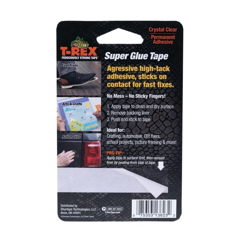 T-Rex Super Glue Clear Tape 4.5m x 19mm